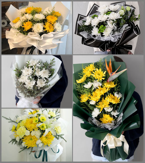 山东青岛平度市店子镇昌里村白事花束代送